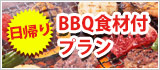 日帰りBBQ食材付きプラン