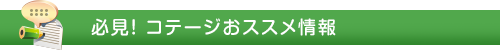 必見！コテージおススメ情報